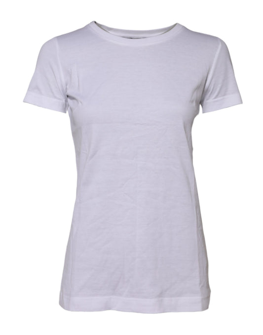 White short sleeve t-shirt on a mannequin