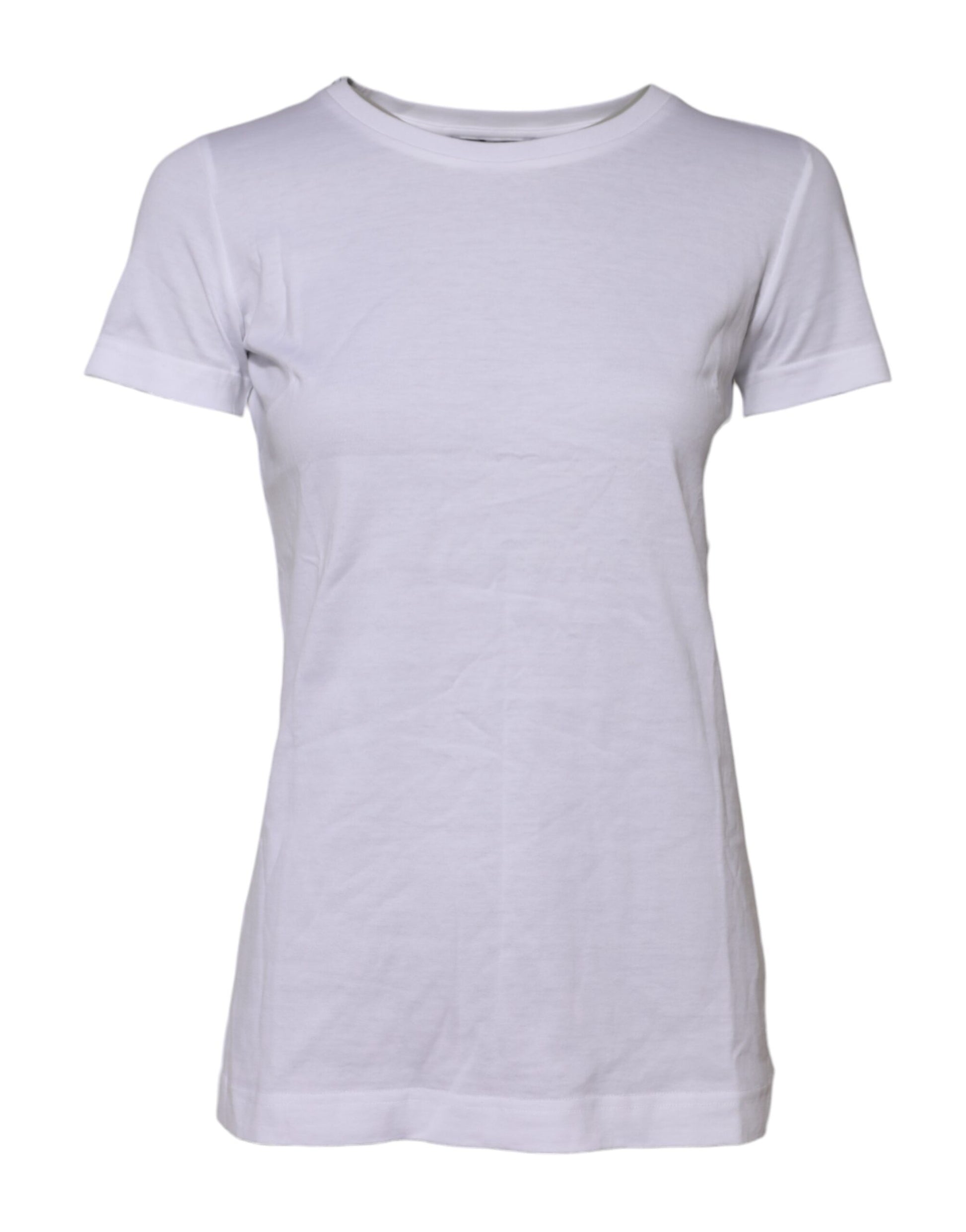 White short sleeved t-shirt on a mannequin