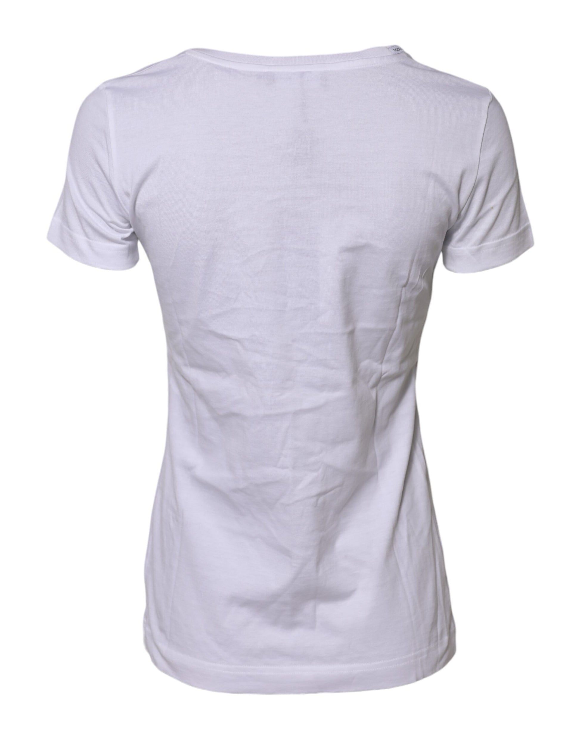 White short sleeved t-shirt on a mannequin