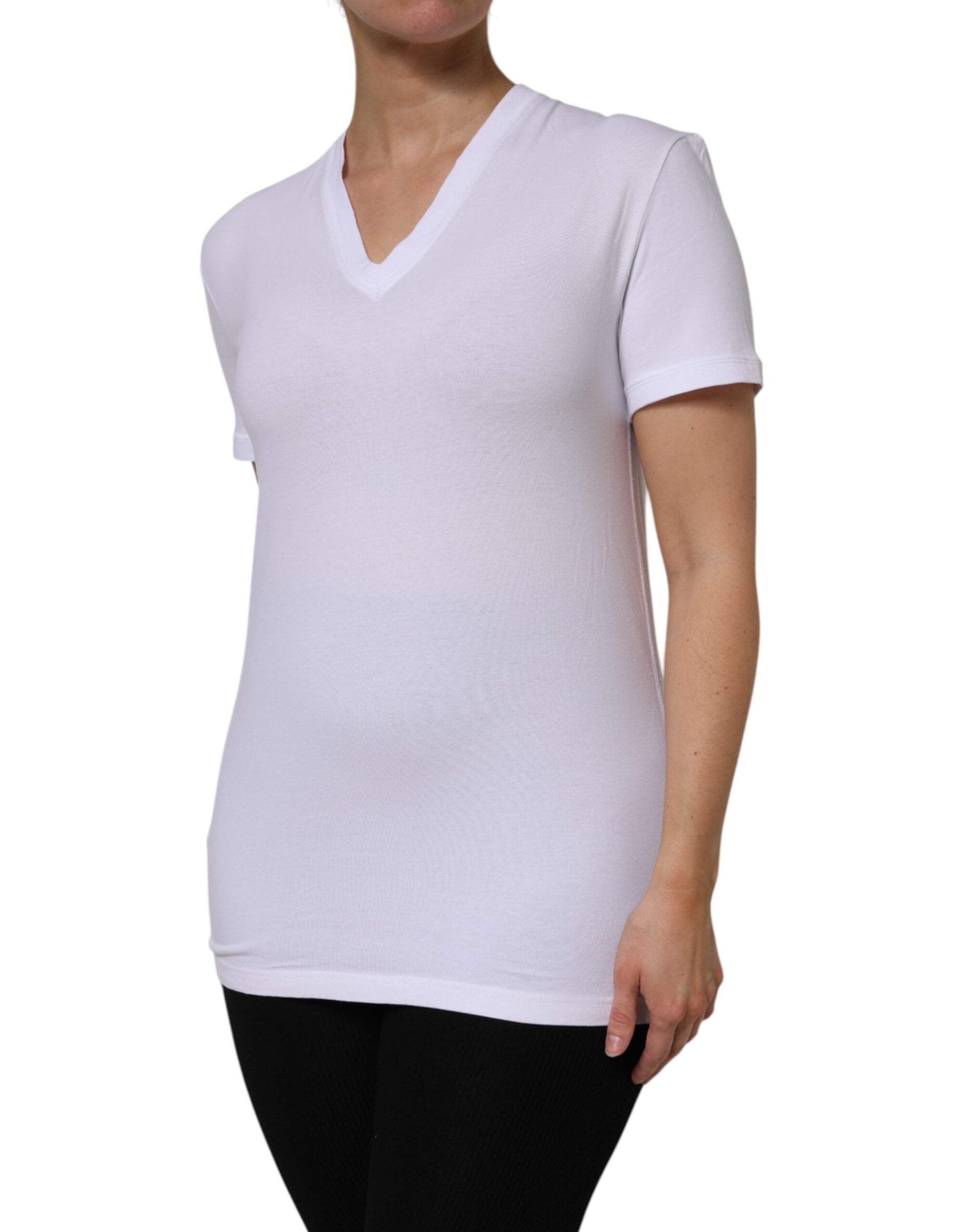 White maternity top for expectant mothers