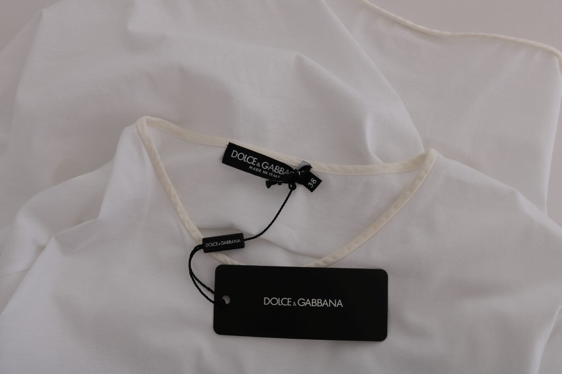 White shirt with black tag reading "DON'T WASH ME"