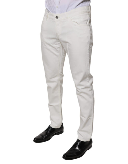 Pair of men's white jeans