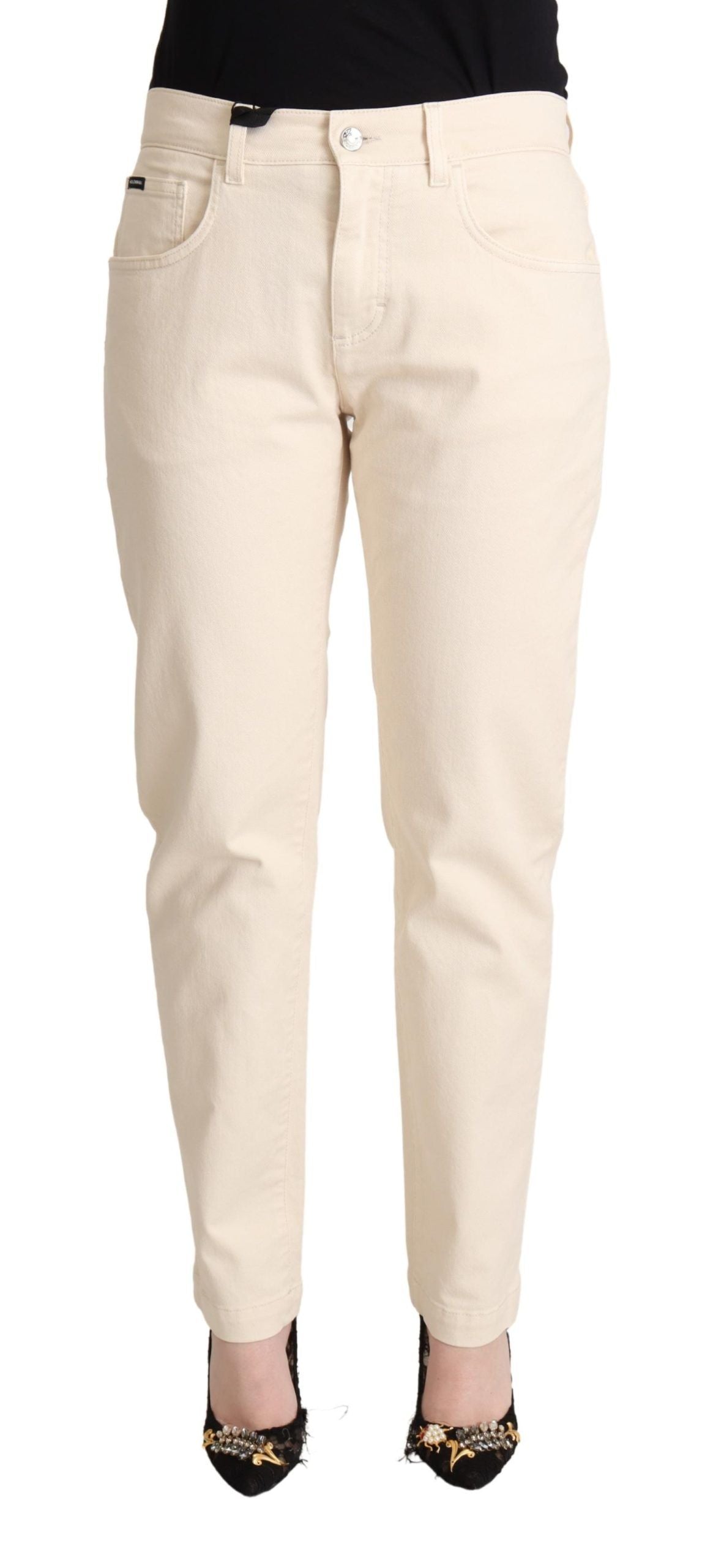 Tan pants on a mannequin