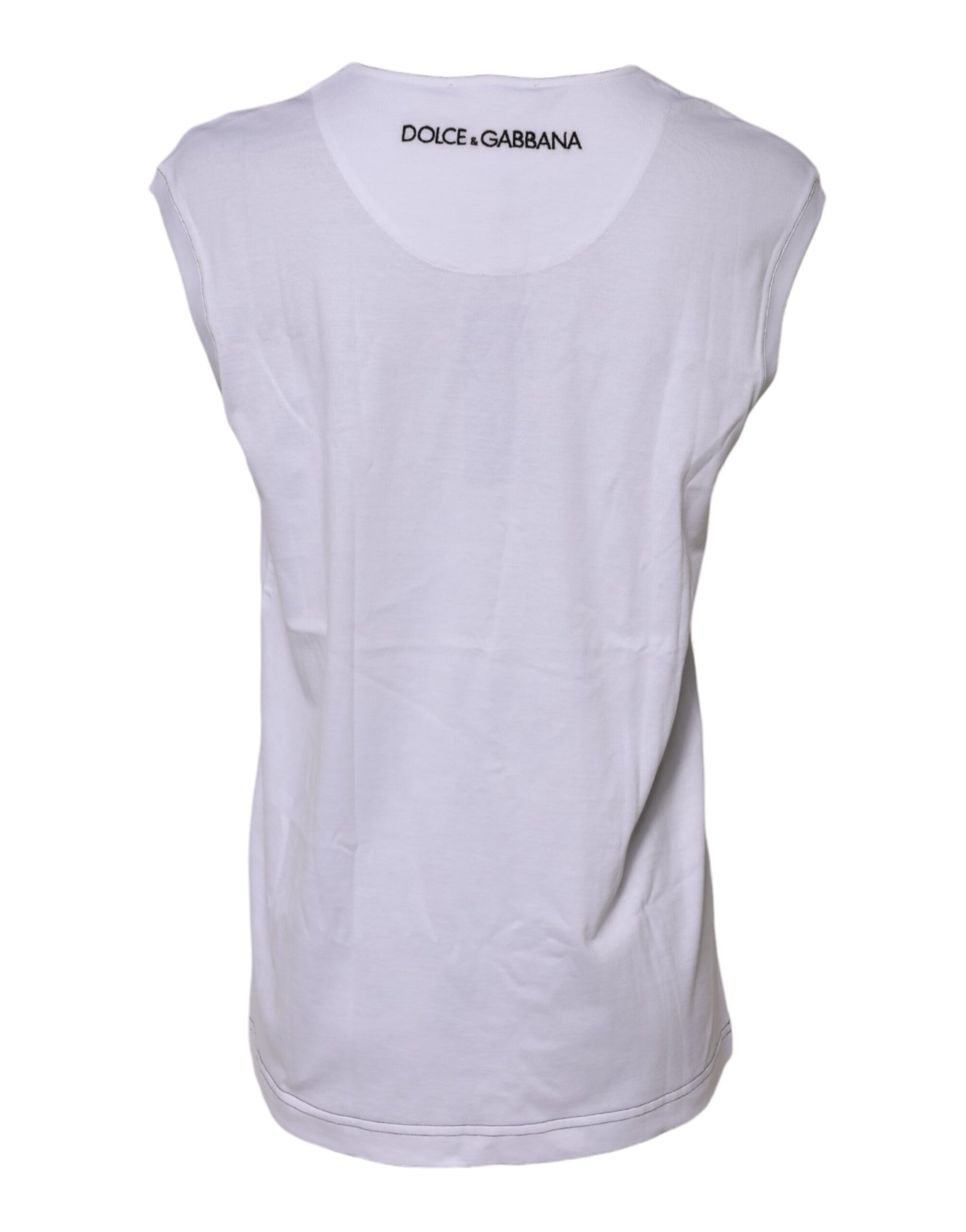 White sleeveless shirt on mannequin