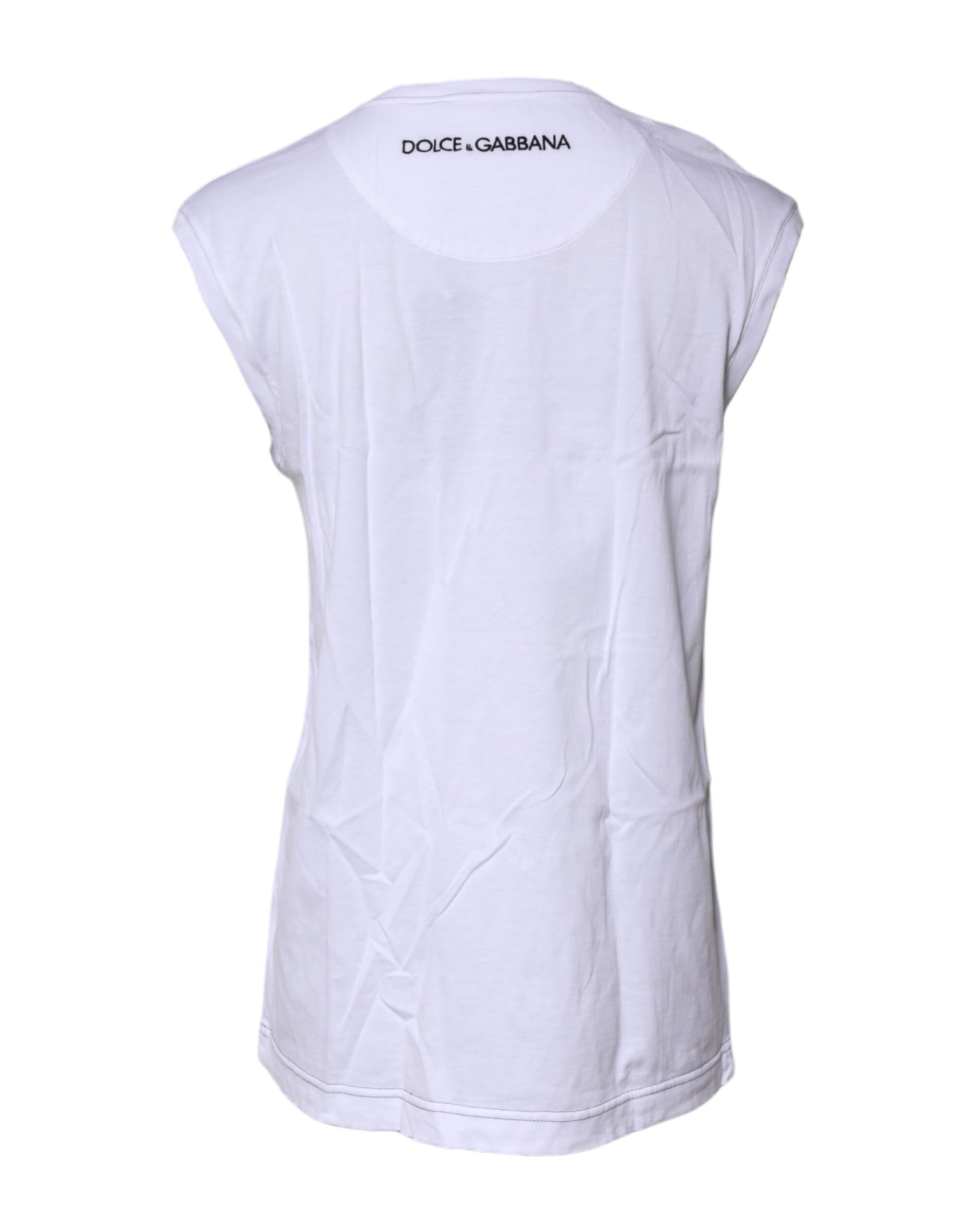 White sleeveless shirt on mannequin