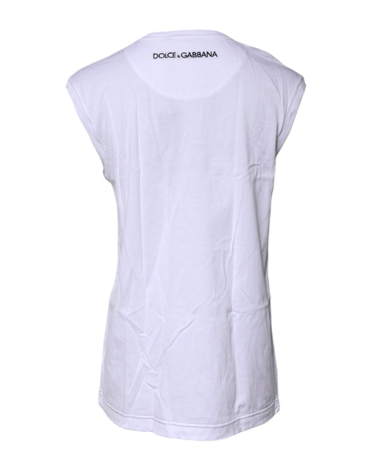 White sleeveless shirt on mannequin