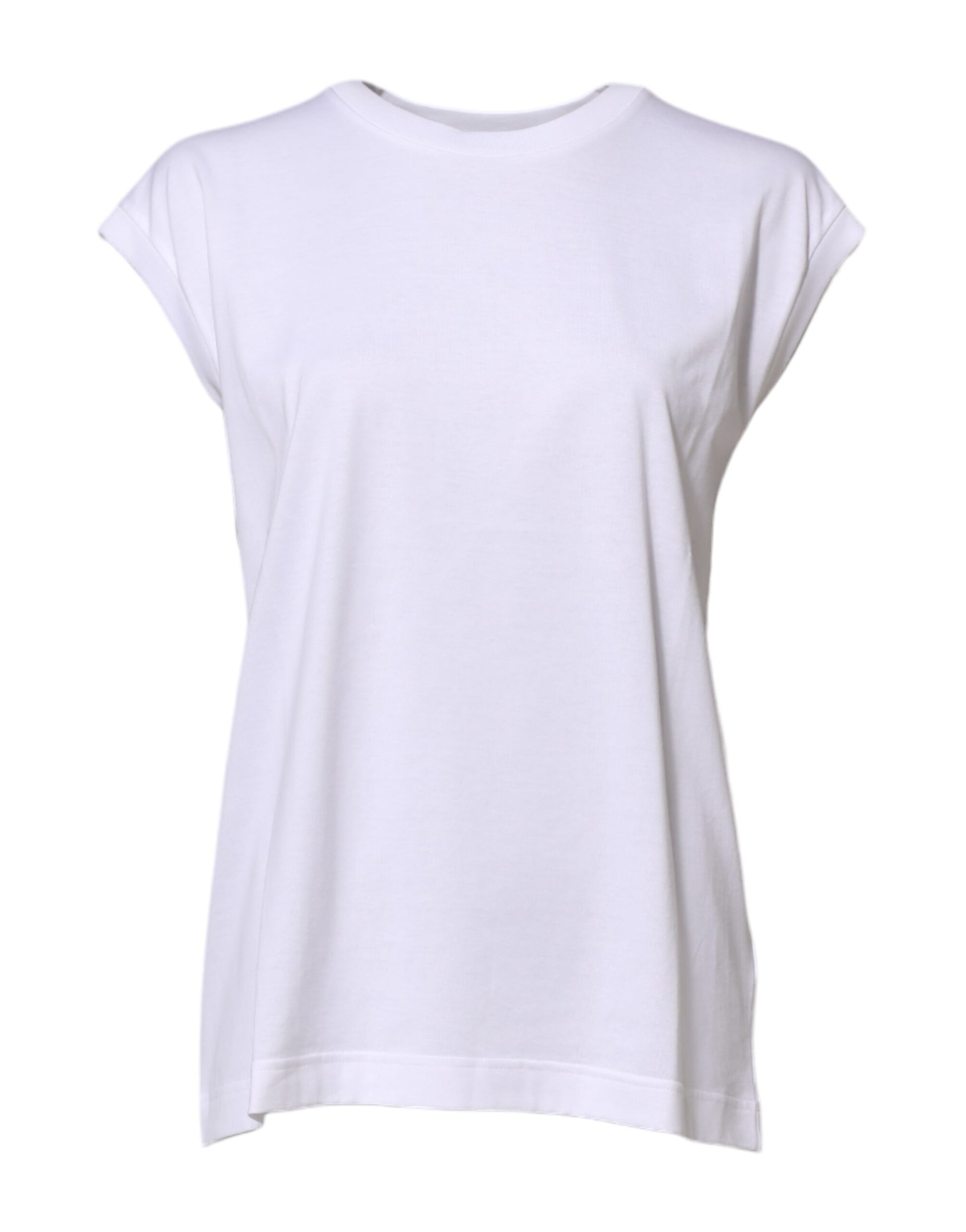 White short sleeved t-shirt on a mannequin