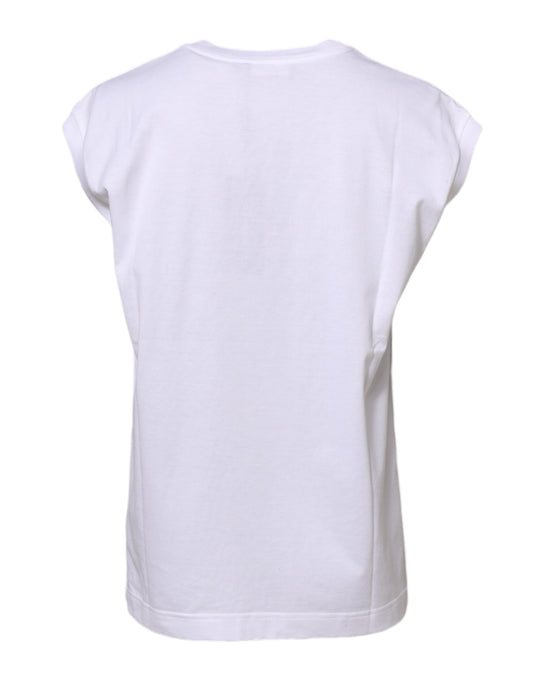White short sleeve t-shirt on a mannequin