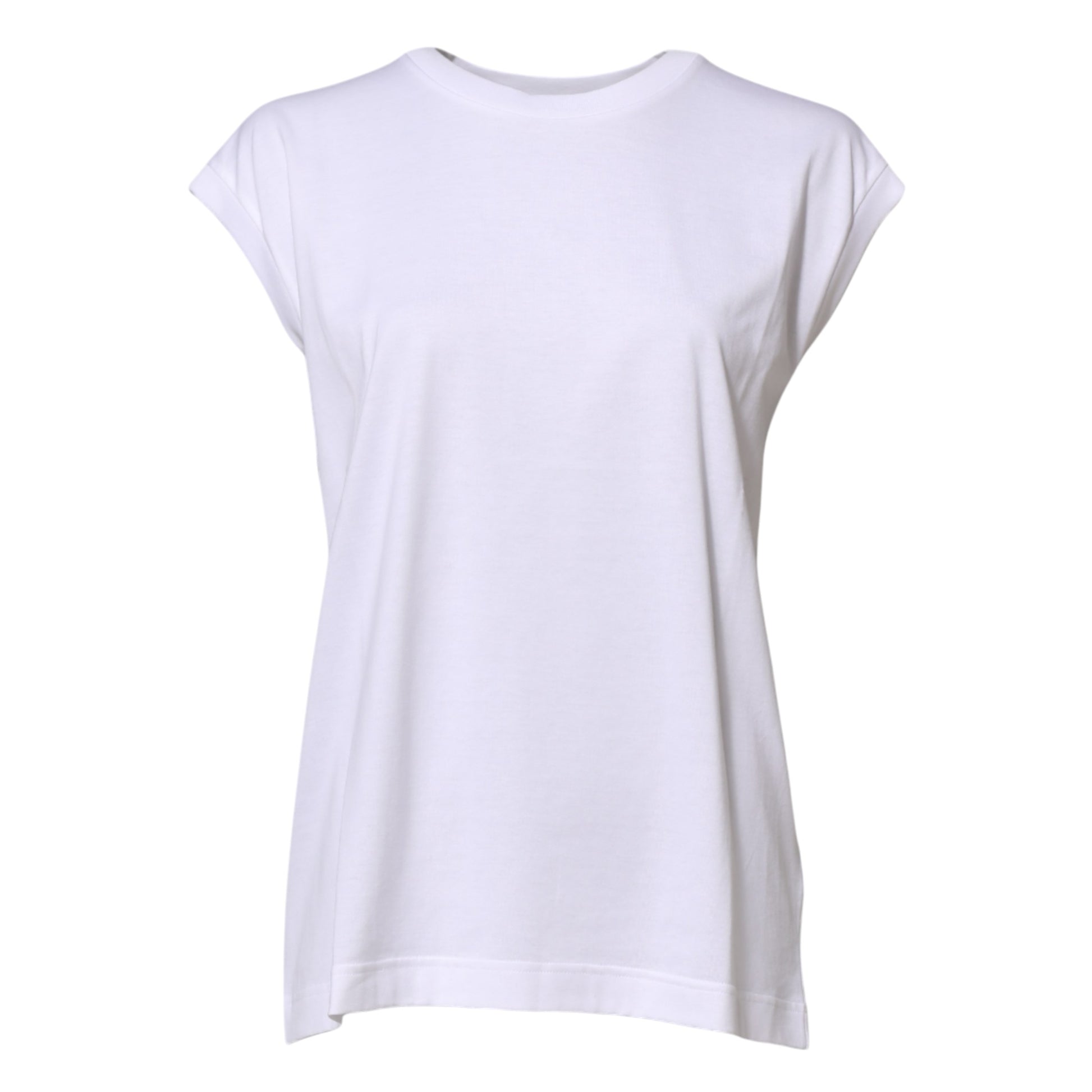 White short sleeve t-shirt on a mannequin