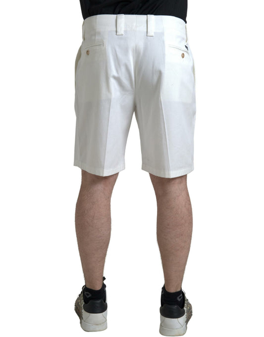 White cargo shorts on a man