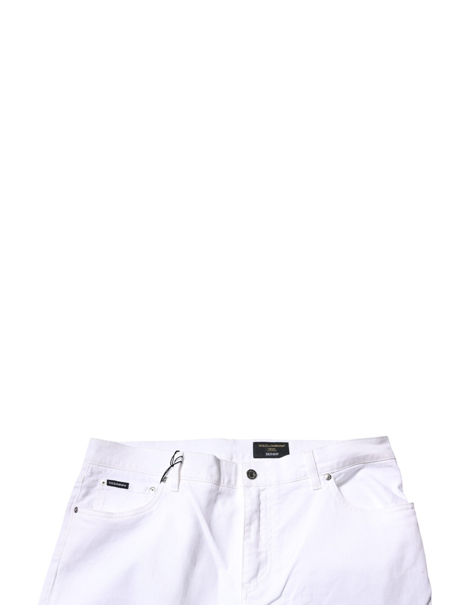 White shorts with horizontal stripes