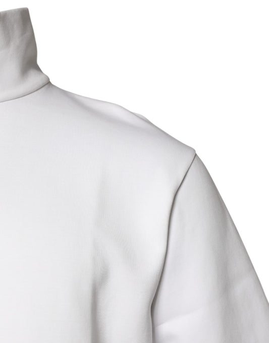 White long sleeve shirt on mannequin