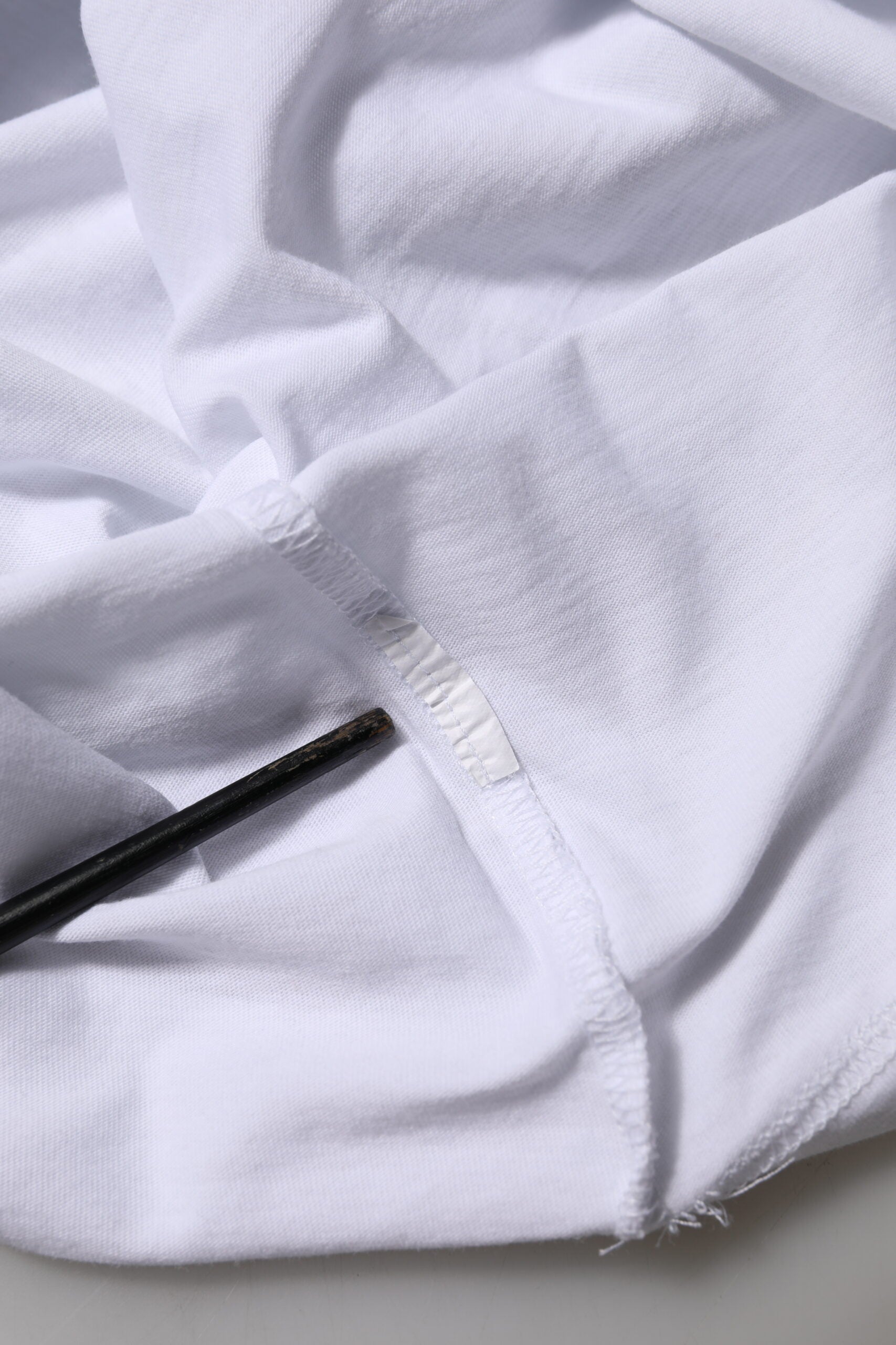 White cloth on table