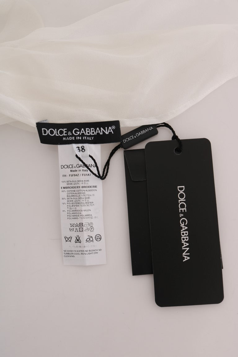 Black tags on a white surface