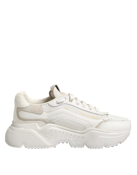 White sneaker with white sole