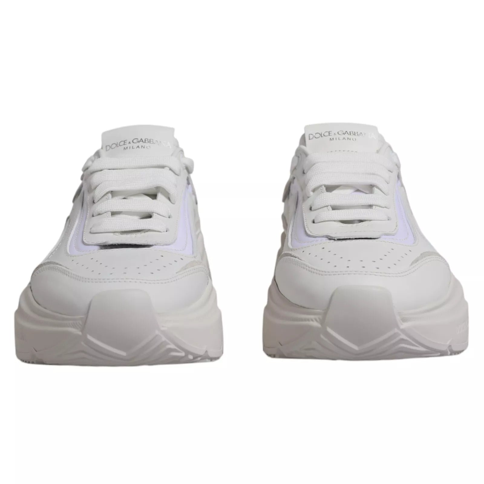 White sneakers with pink laces
