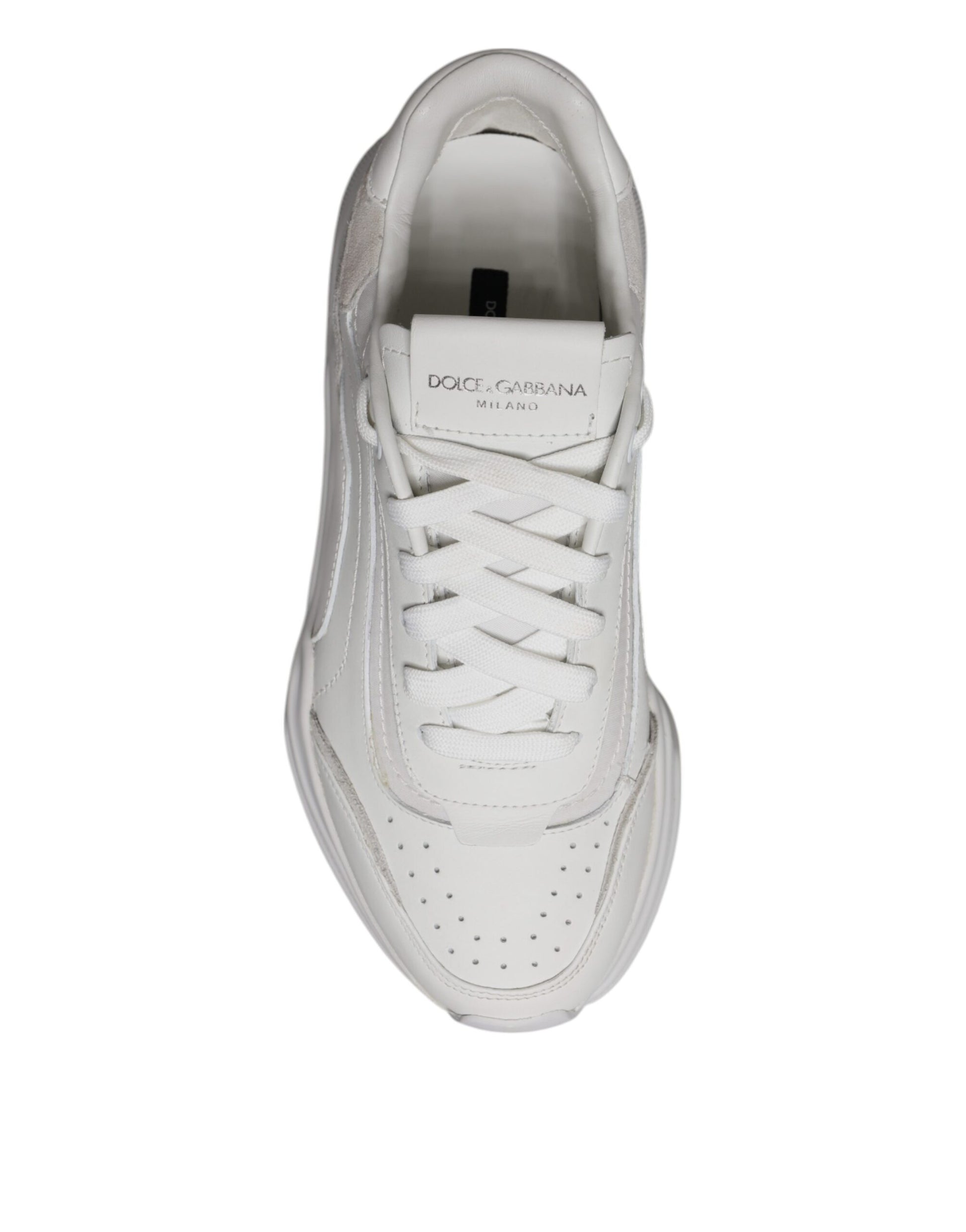 White sneaker with laces