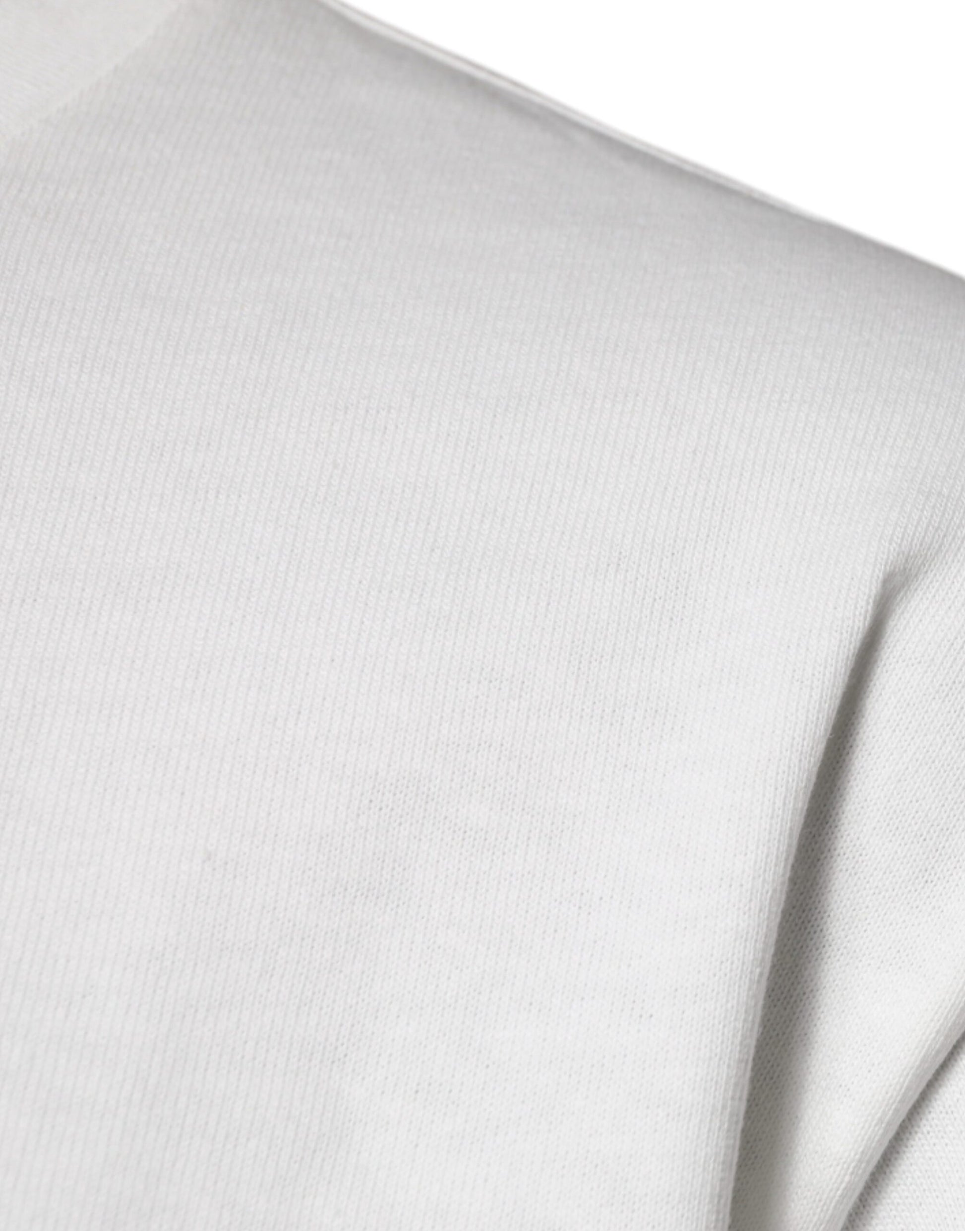 White short sleeve t-shirt on hanger
