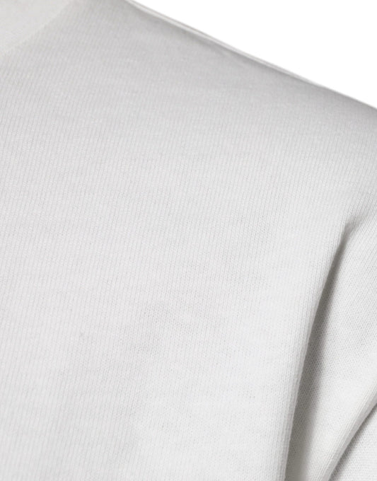 White short sleeve t-shirt on hanger