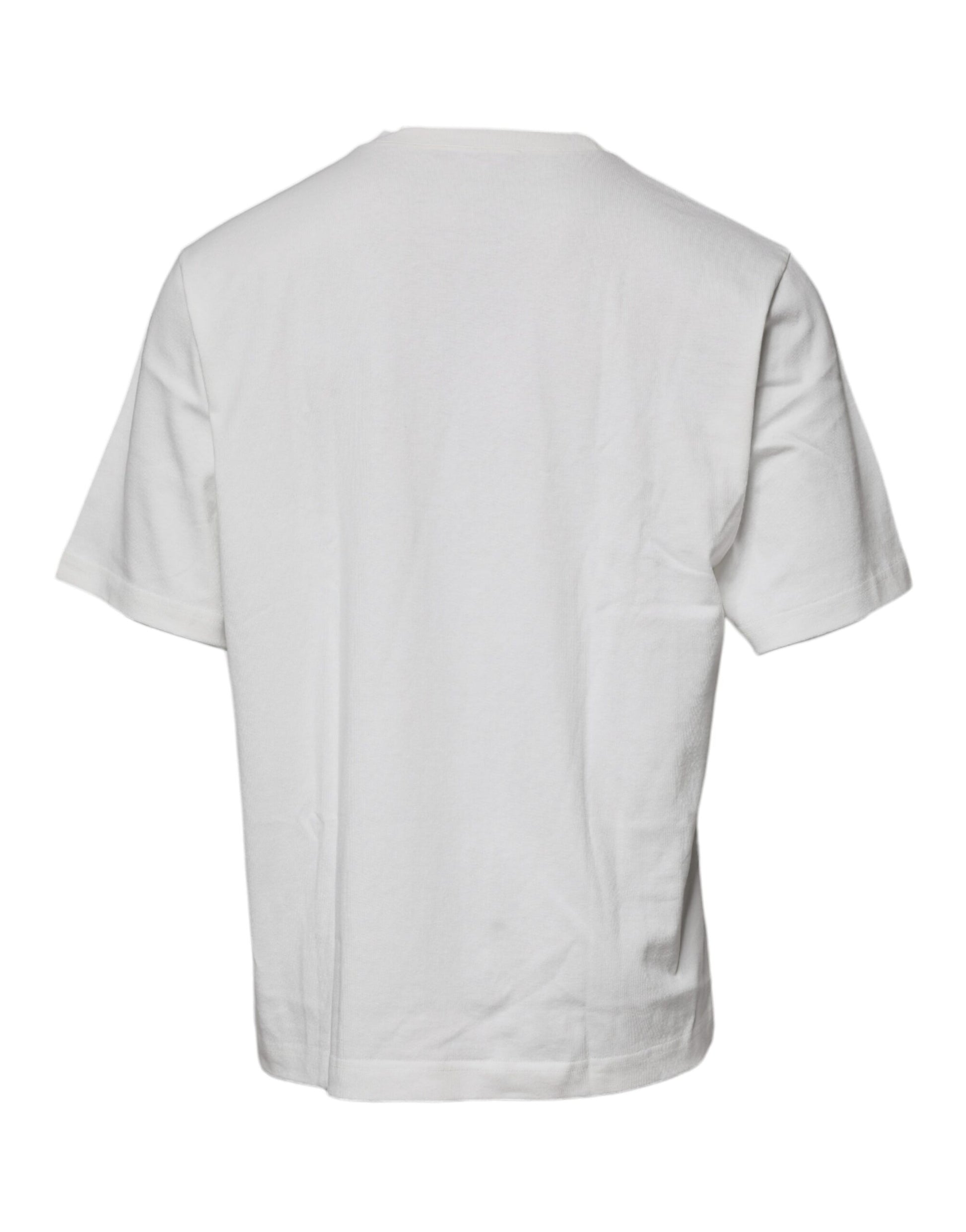 White short sleeve t-shirt on a hanger