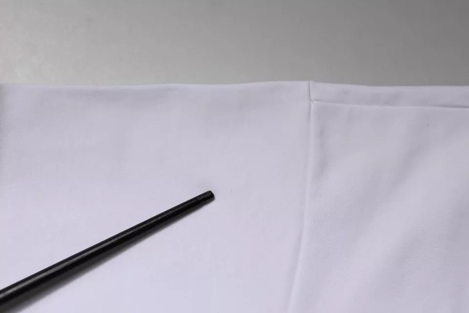 Black pen on white paper