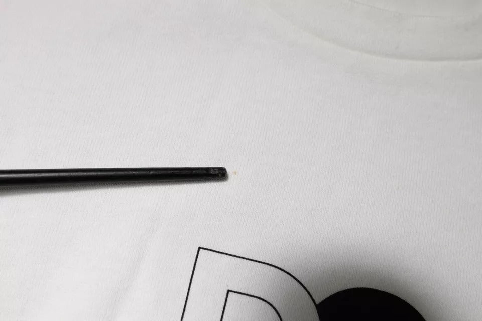 Black pen on white shirt