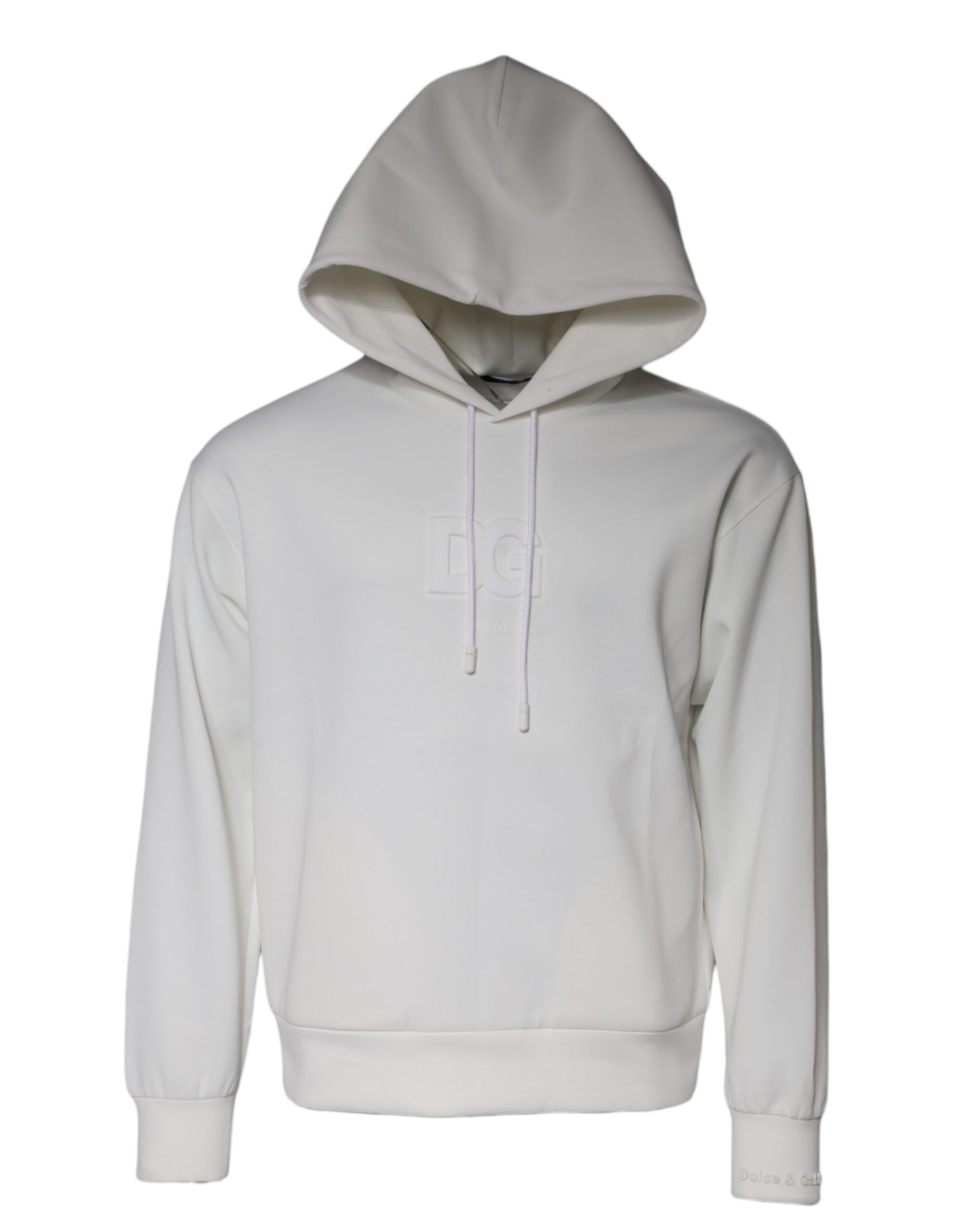 White hoodie on display