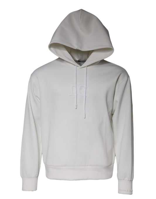 White hoodie on display