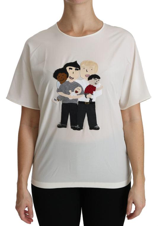 Cartoon graphic on a t-shirt