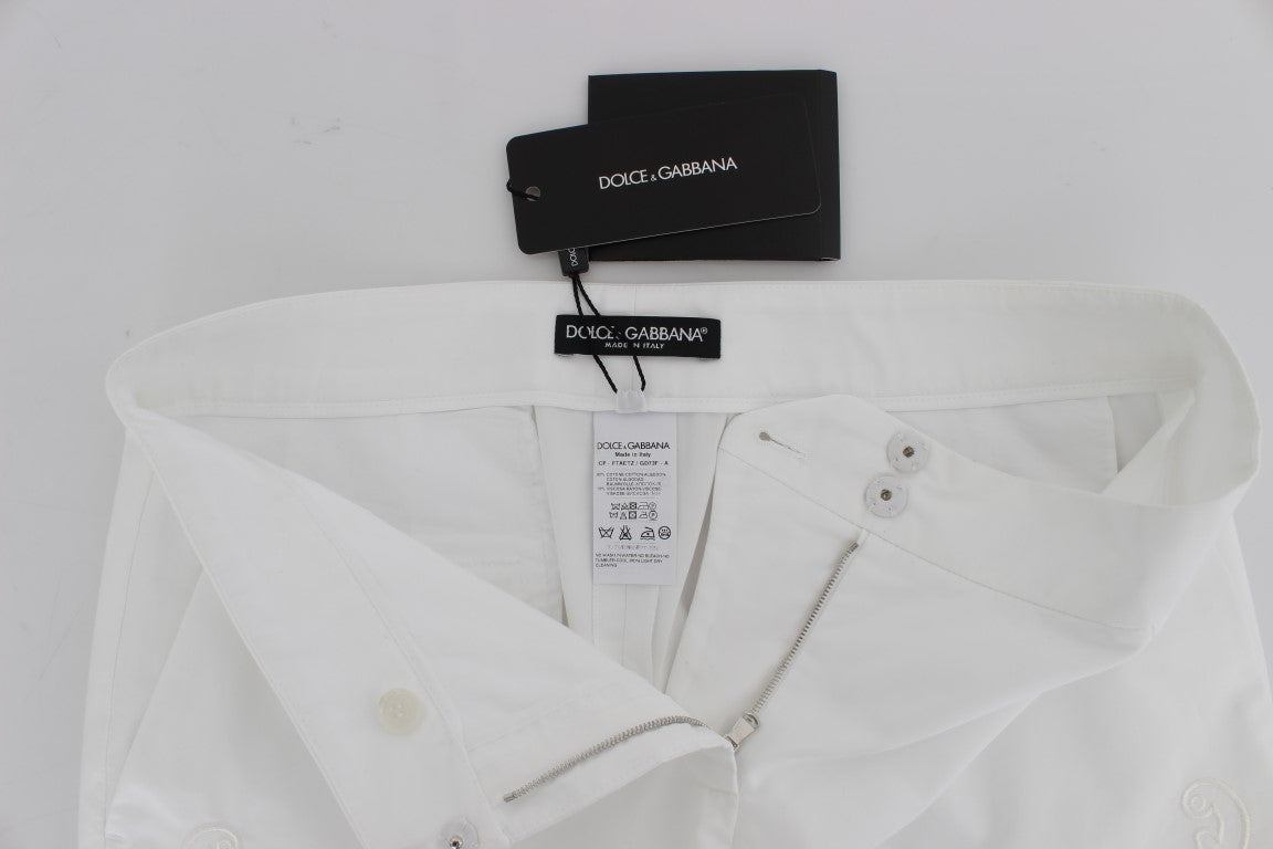 White jacket on hanger with tag