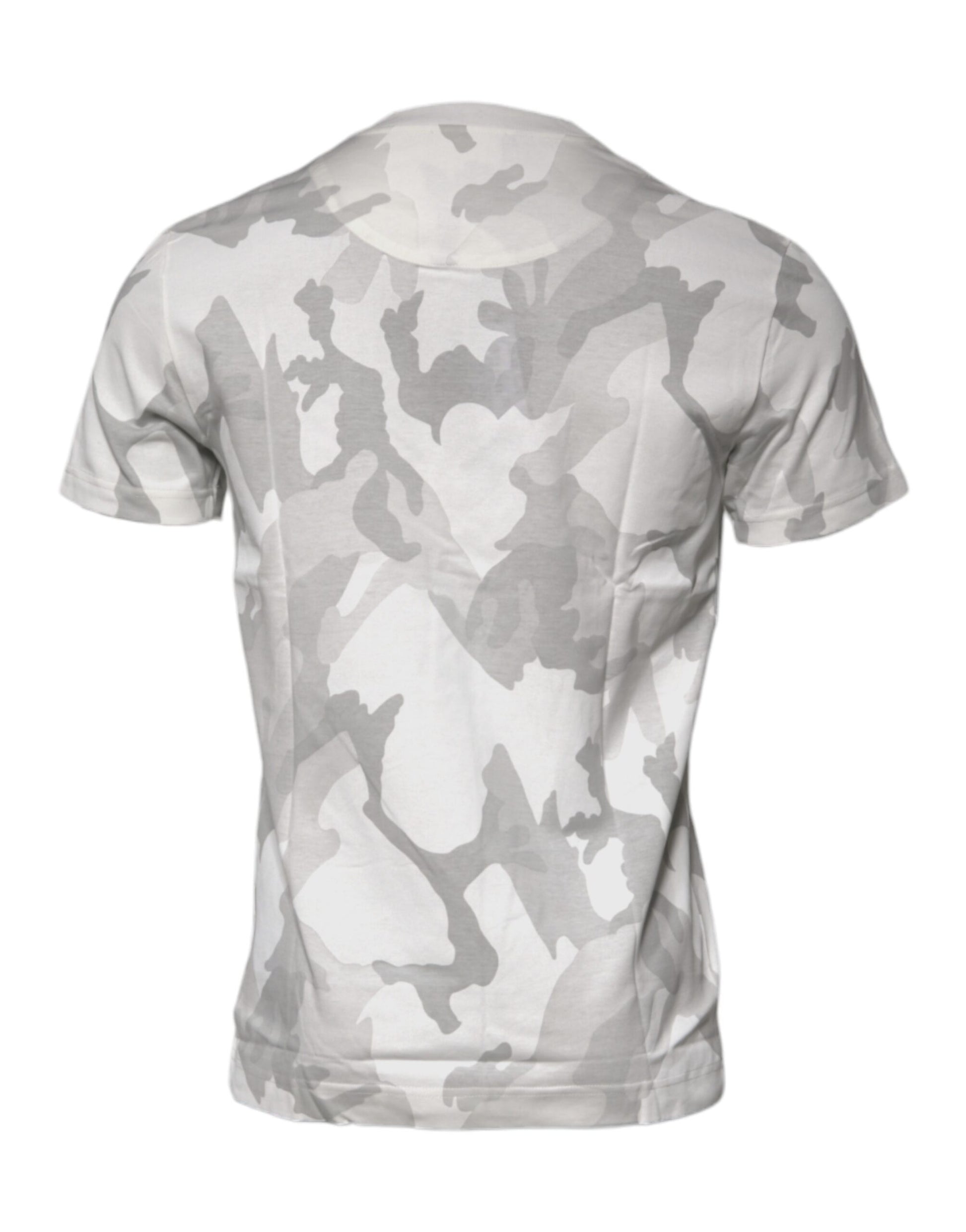 Camouflage t-shirt on display