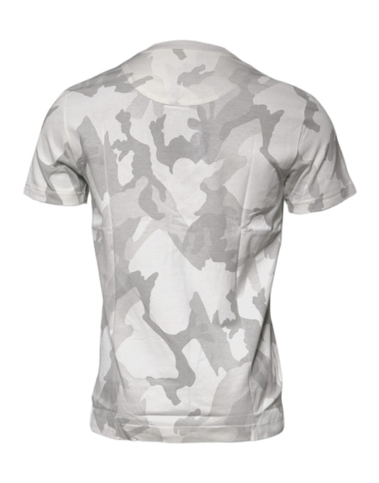 Camouflage t-shirt on display