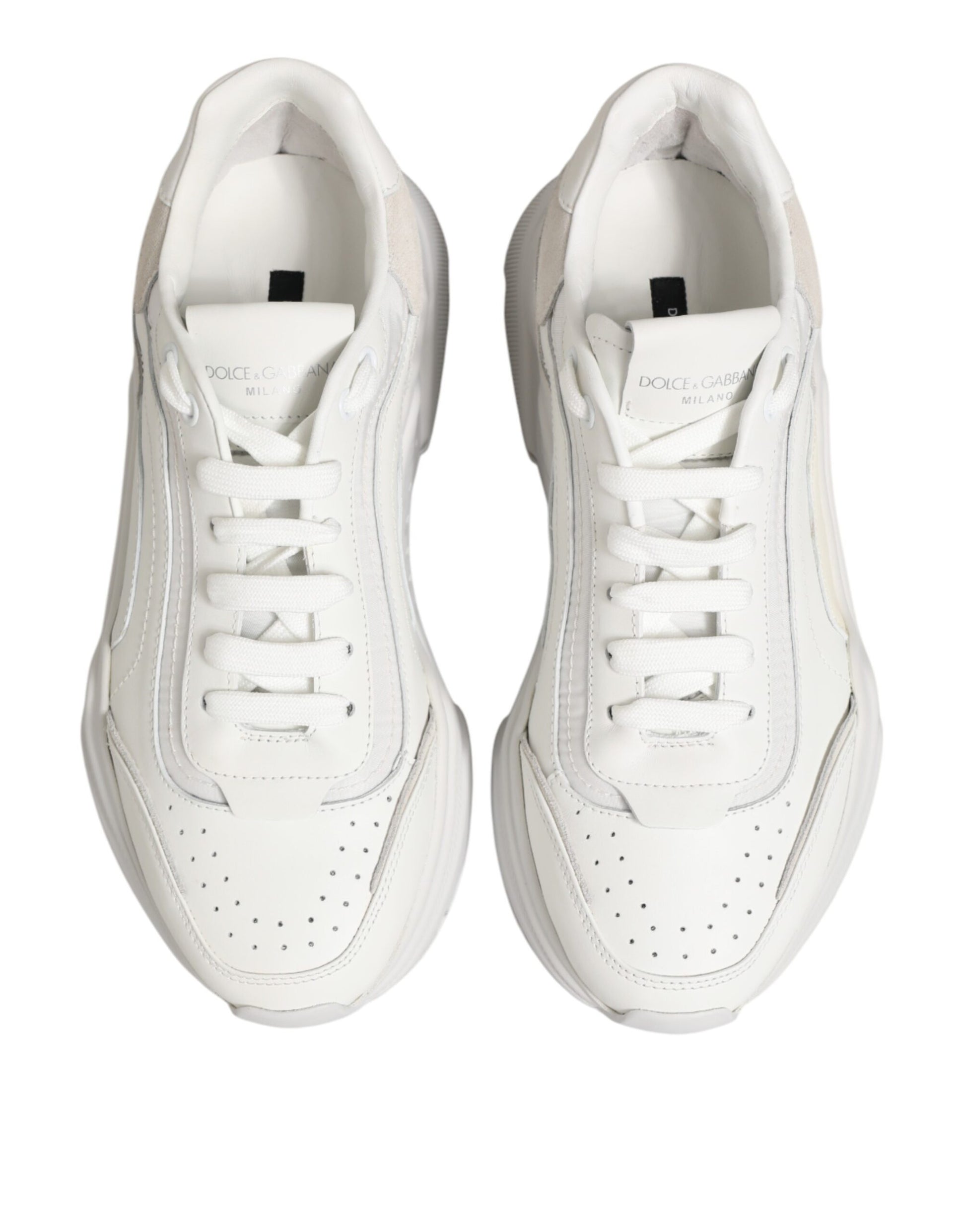 White sneakers with laces