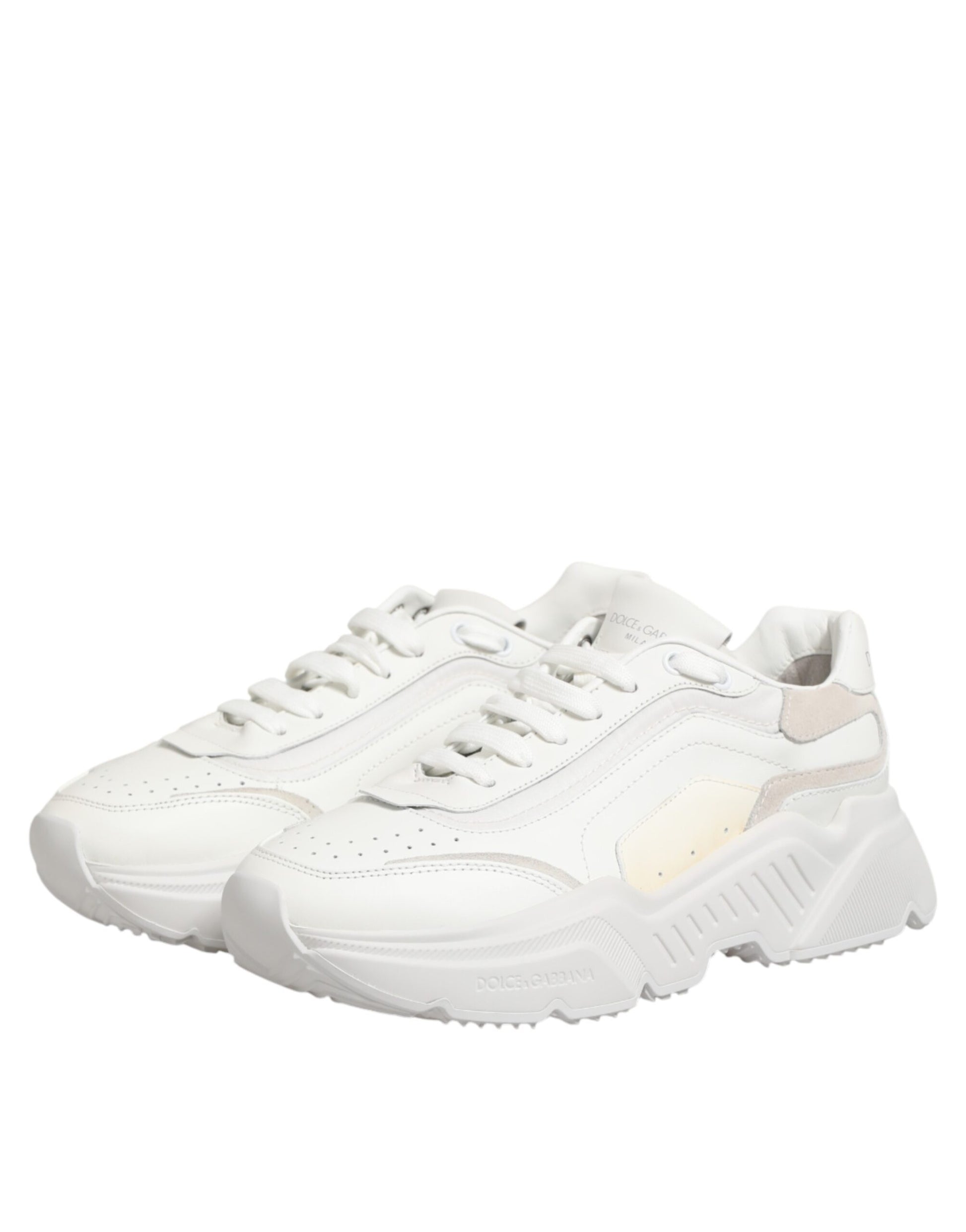 White sneakers with laces