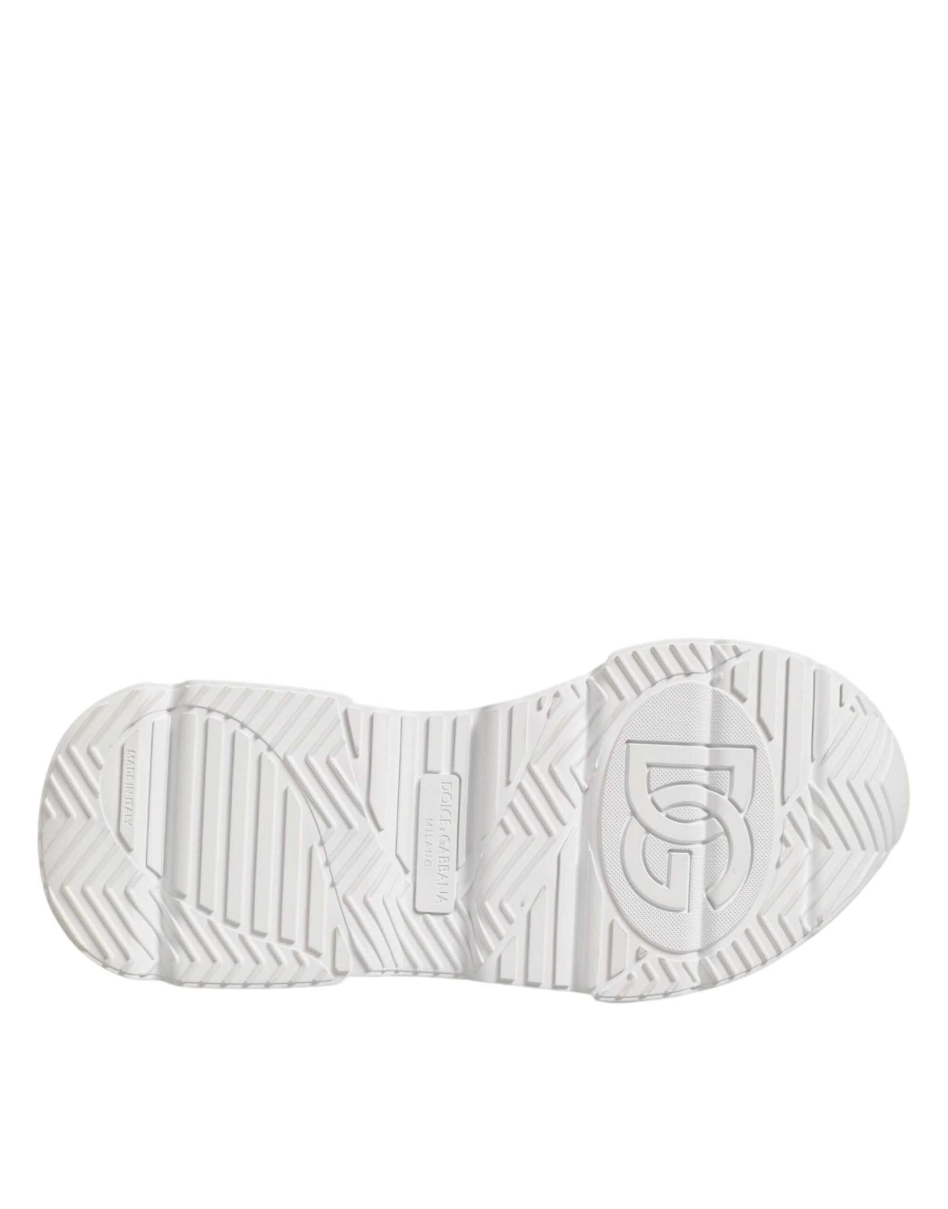 White sneaker with black sole