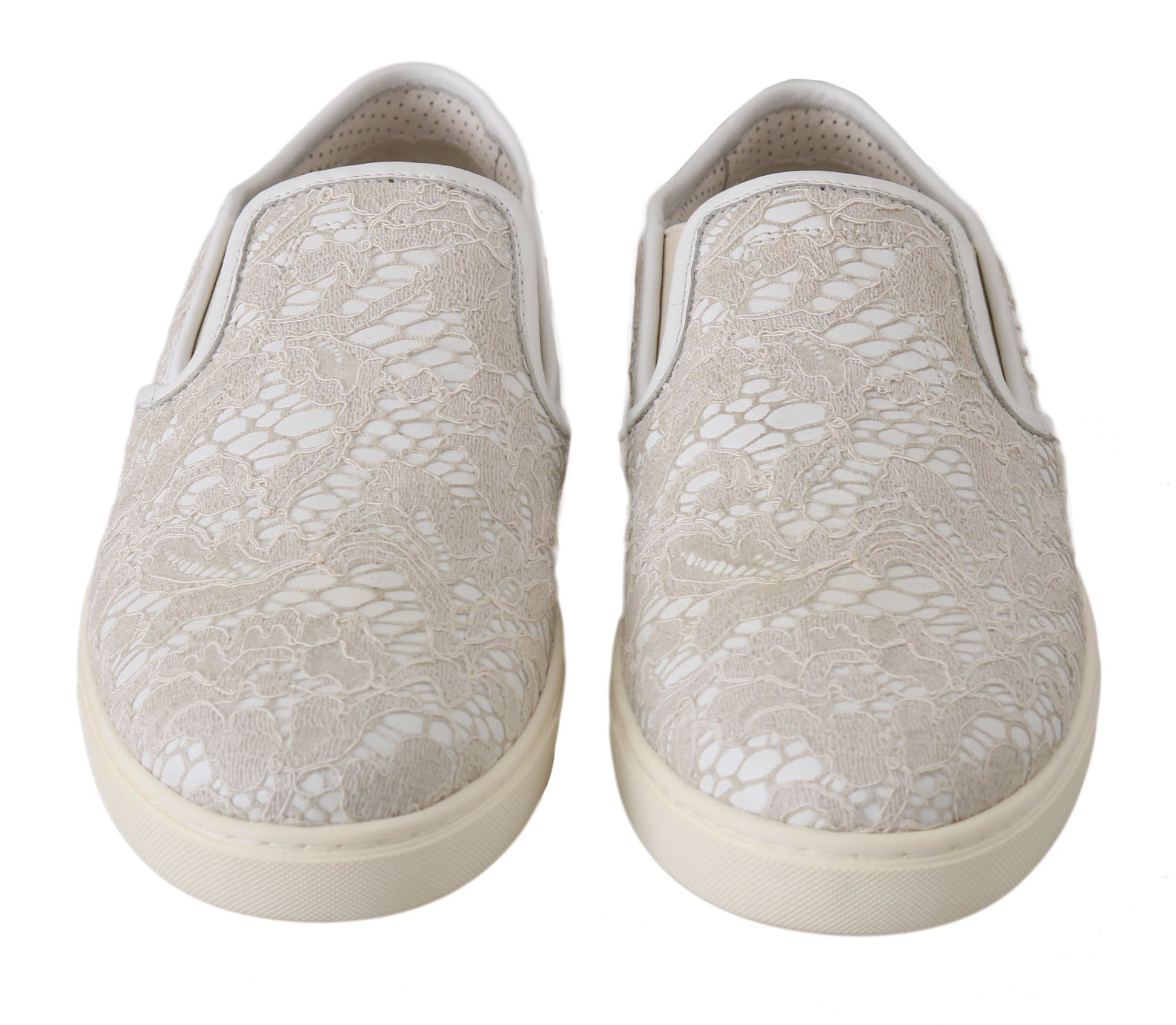 Pair of women's lace-up shoes with a floral pattern on the upper