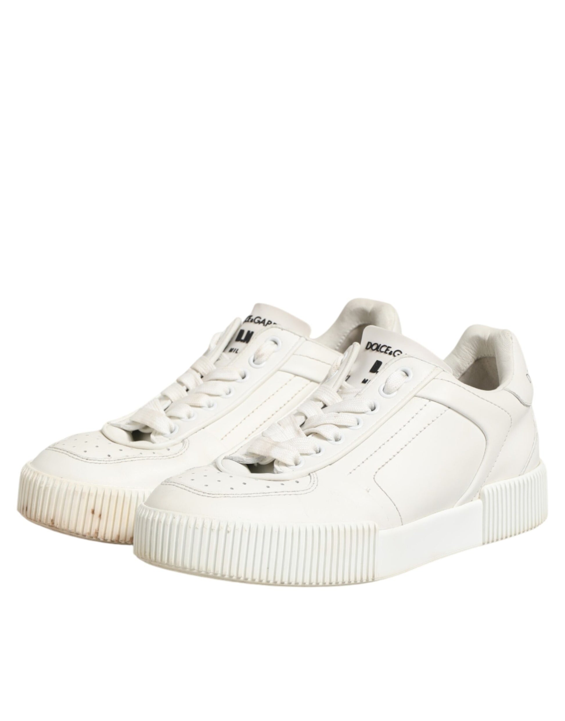 White sneakers with white soles