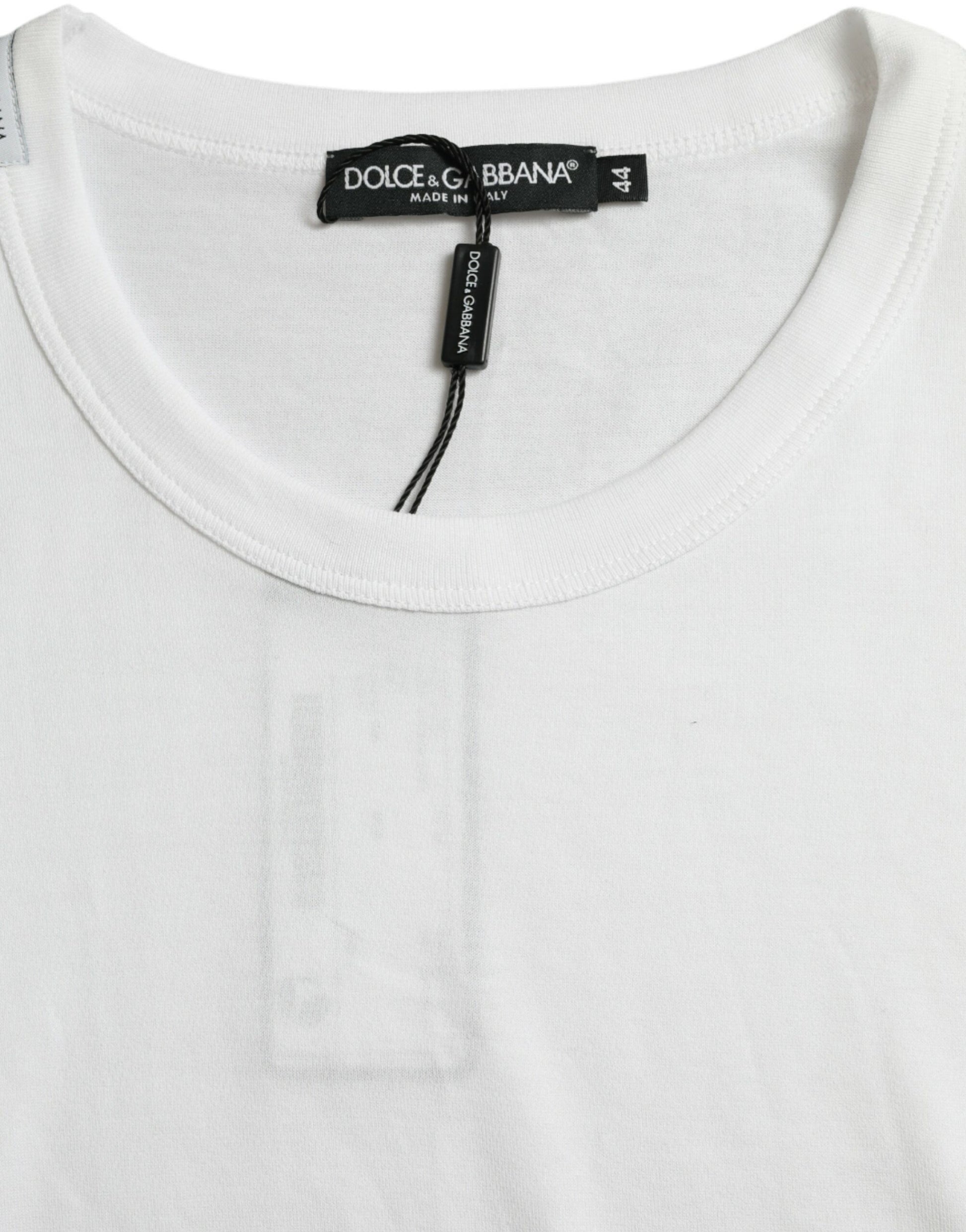 White t-shirt with a small pocket on front