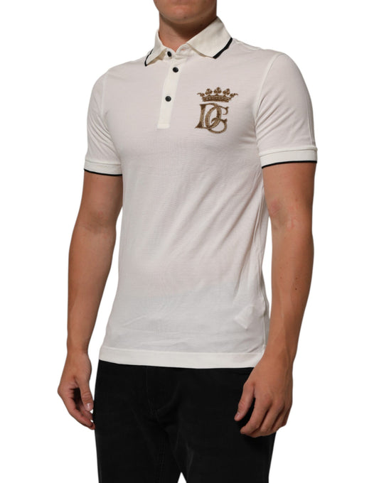 Men's polo shirt with logo on left chest