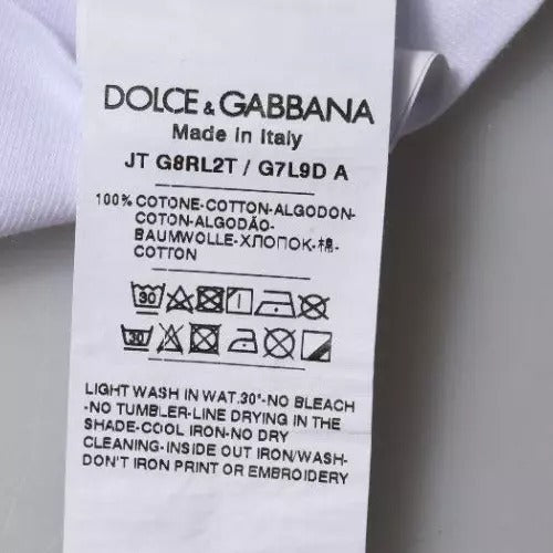 Tag on clothing item indicating brand and country of manufacture