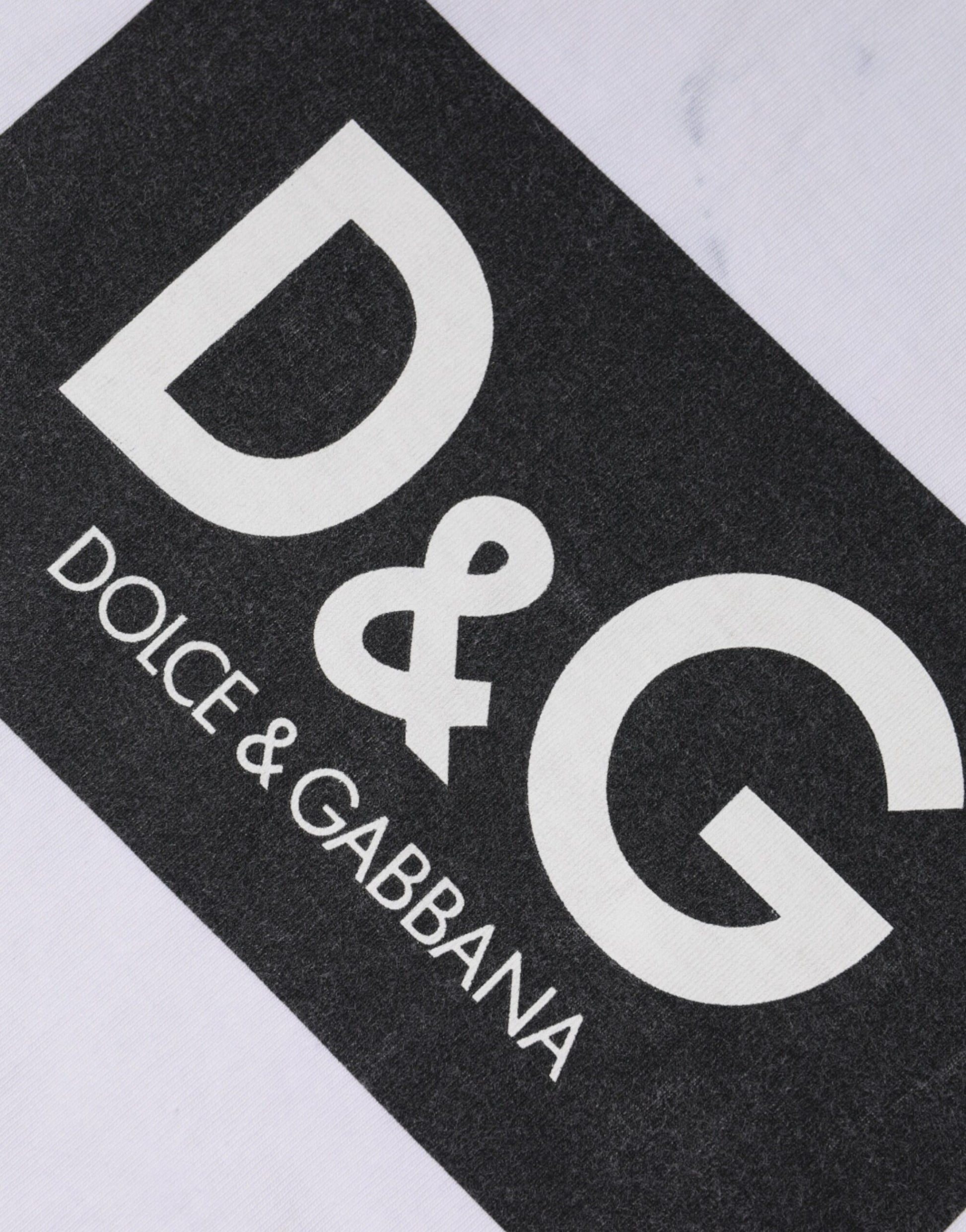 Tag on clothing with brand name D&G