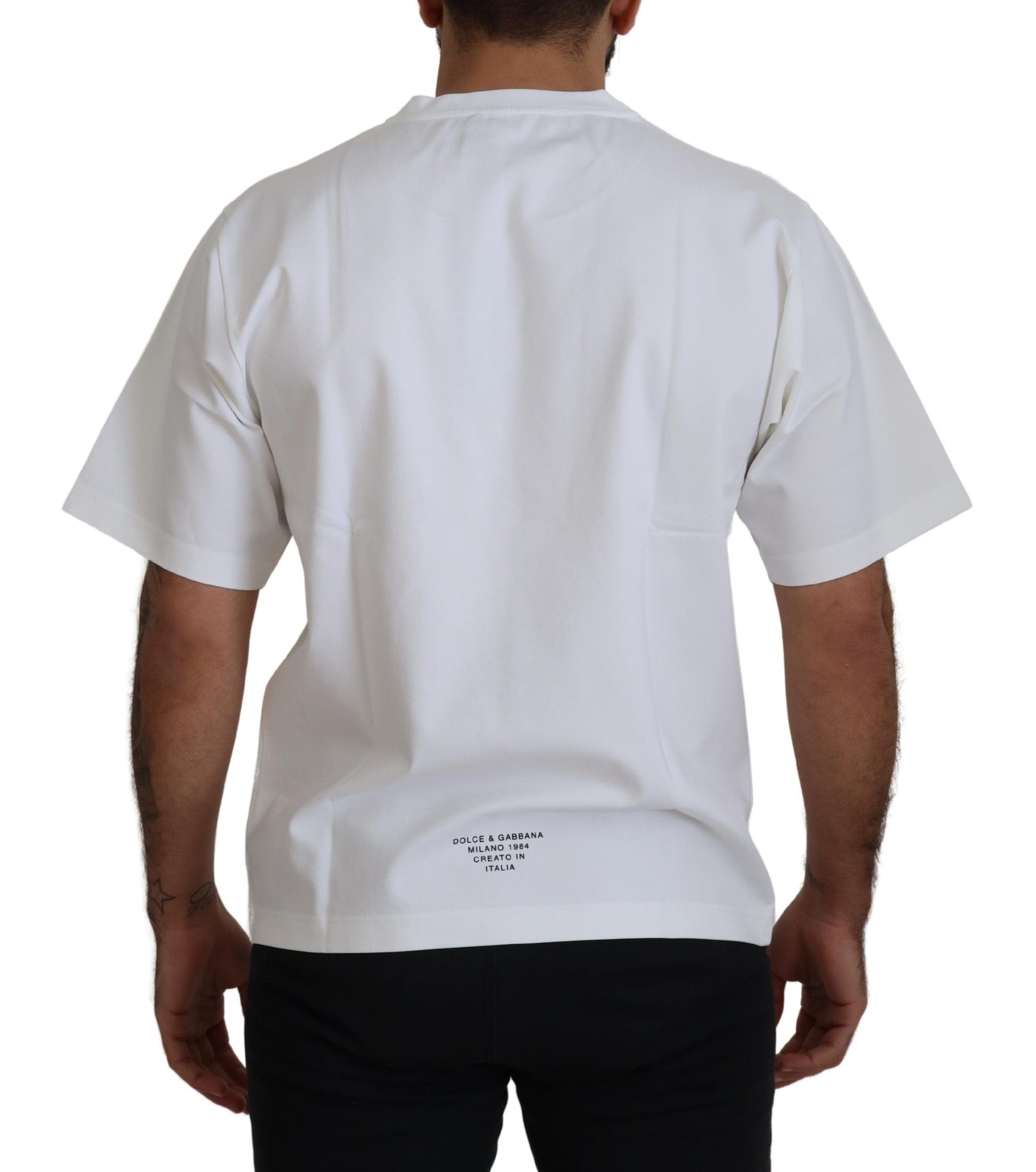 White short sleeve shirt on mannequin