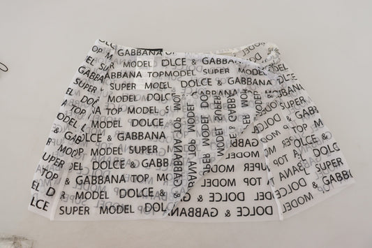 Shorts with repeated brand names