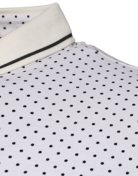 Polka dot shirt with collar