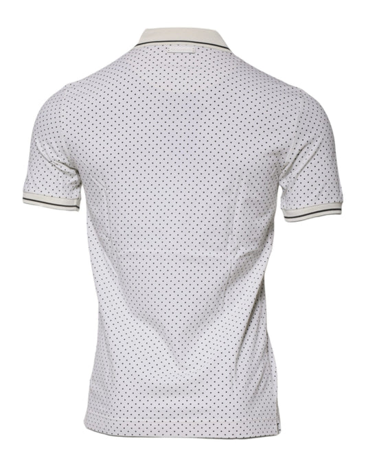 Polka dot patterned shirt on a mannequin