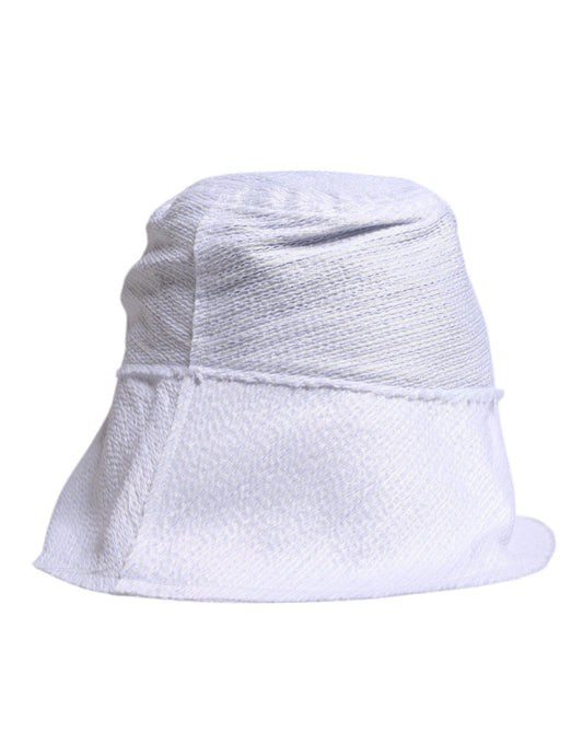 Knitted hat on head