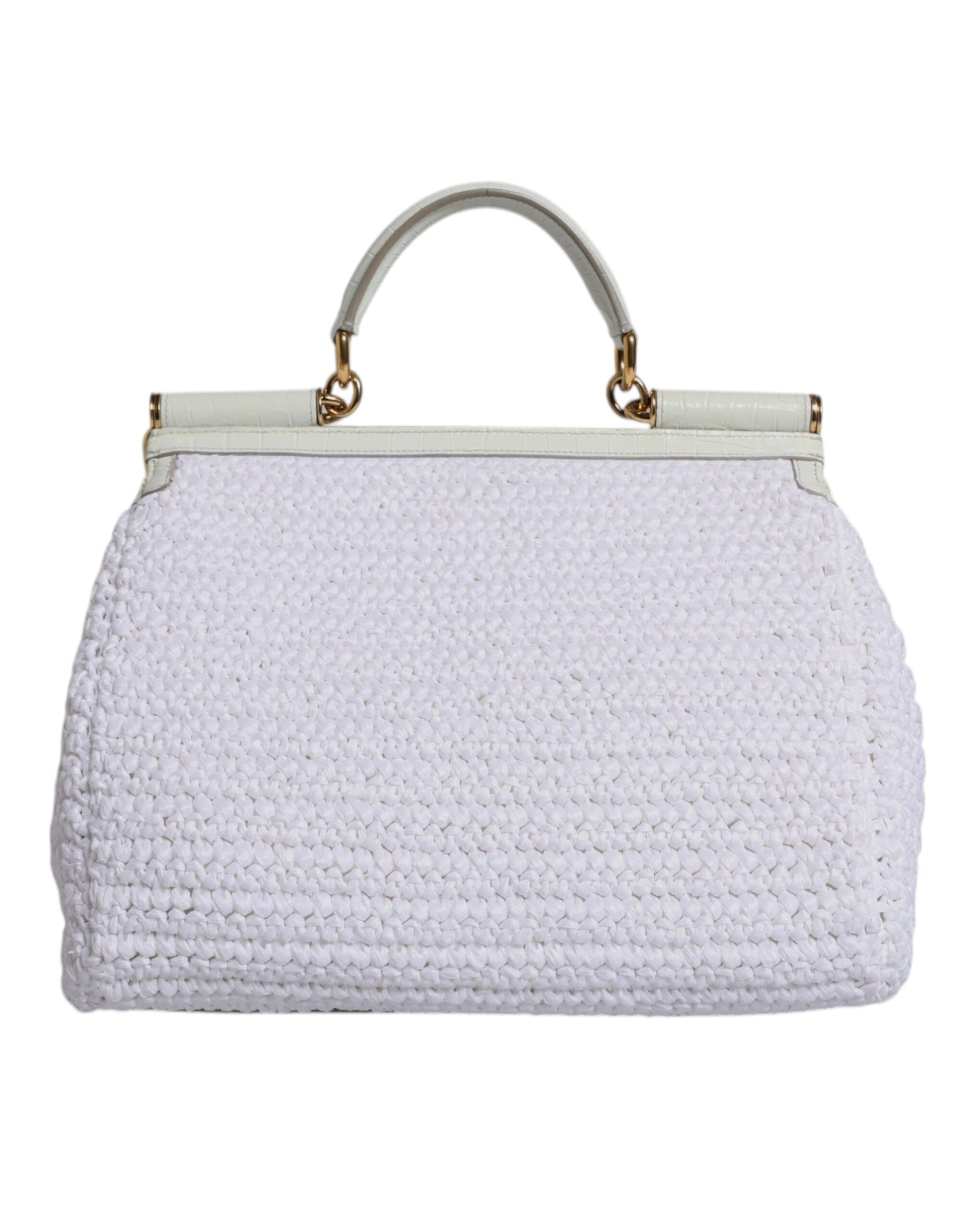 Purse made of crocheted fabric