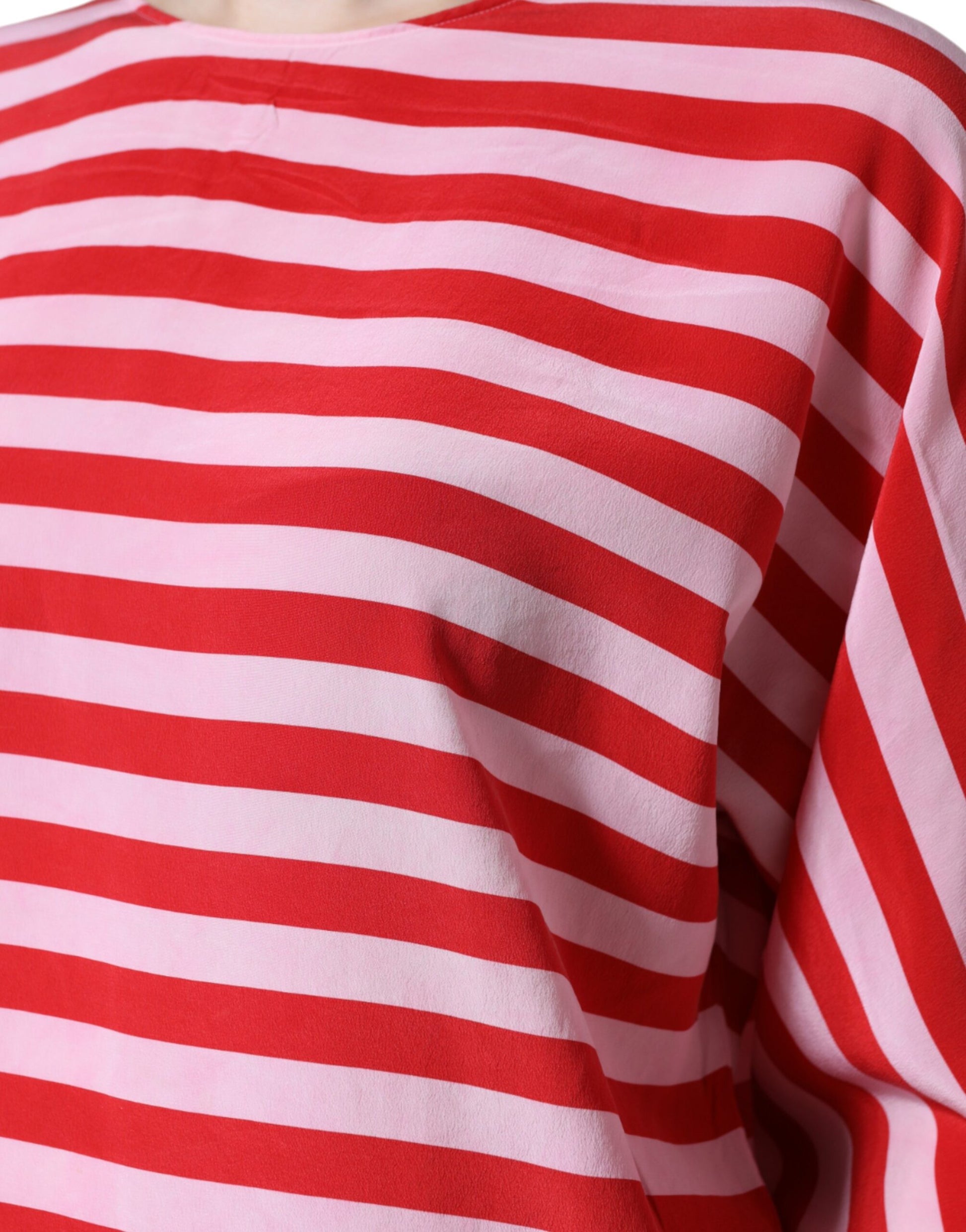Red and white striped sweater