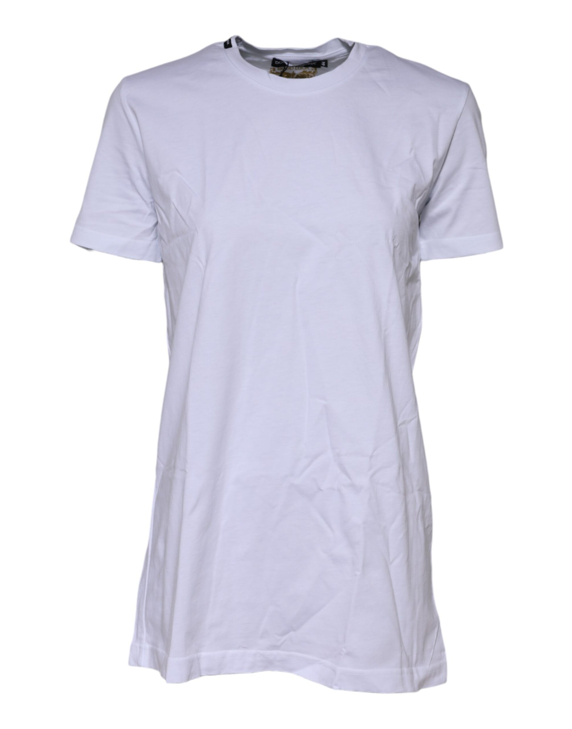 White short sleeved t-shirt on hanger