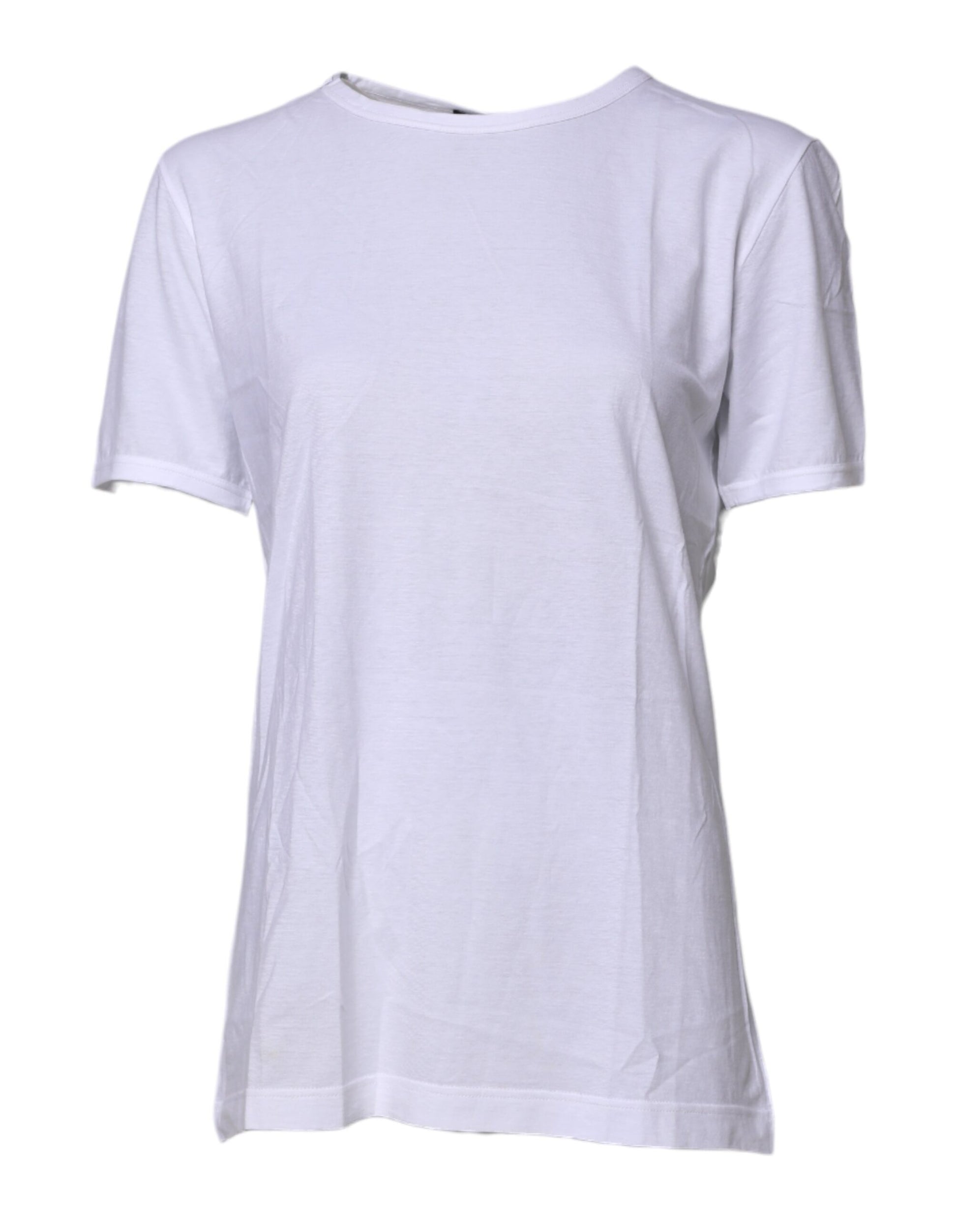 White short sleeved t-shirt on a mannequin